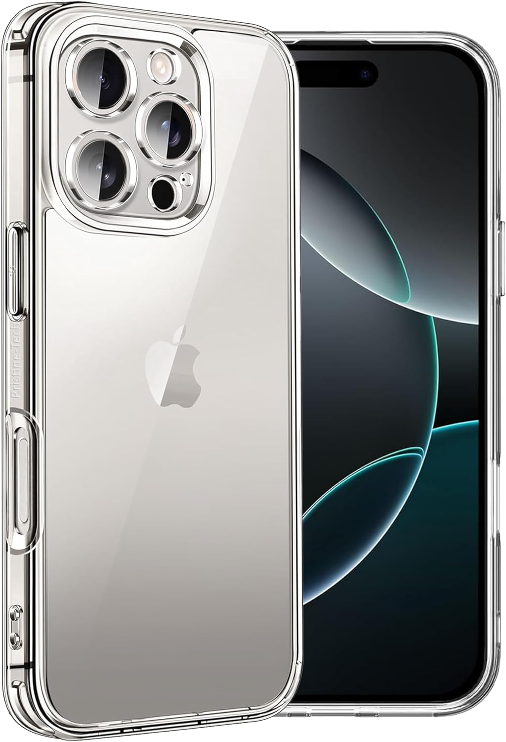 for iPhone 16 Pro Case Crystal Clear Shockproof Anti-Yellowing iPhone 16 Pro Cases Silicone Soft Slim Case for iPhone 16 Pro Cover Clear