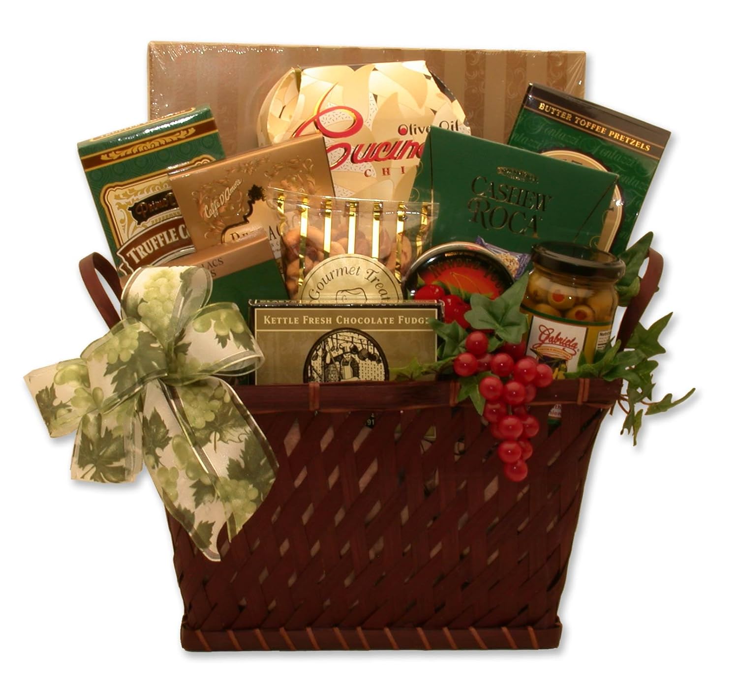 The Elegant Gourmet Food Gift Basket - Gift basket of food and snacks, chocolates