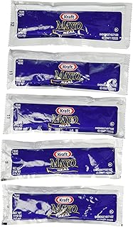 Kraft Real Mayonnaise Portion-Sized Condiment Packets, 0.44 OZ (25 Packets)