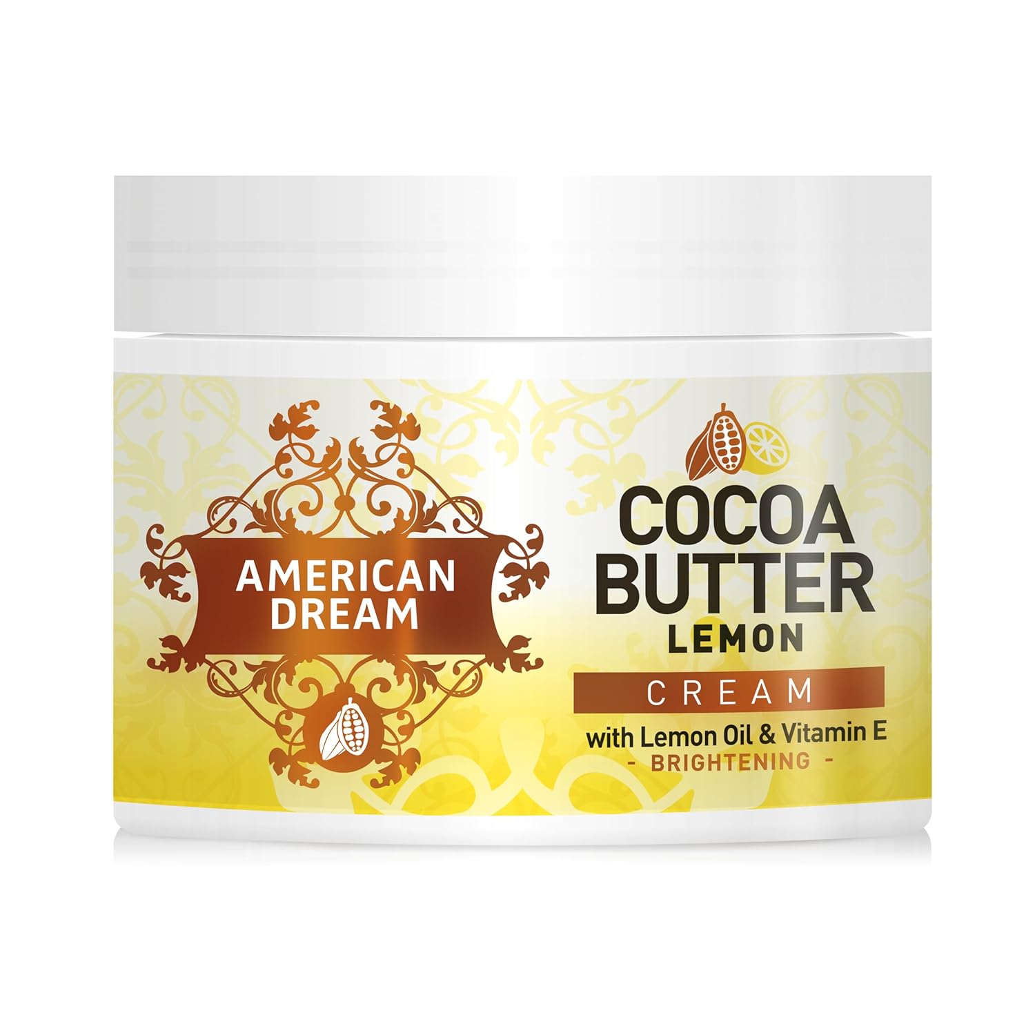 American Dream Cocoa Butter Lemon Cream With Lemon Oil & Vitamin E 500ml