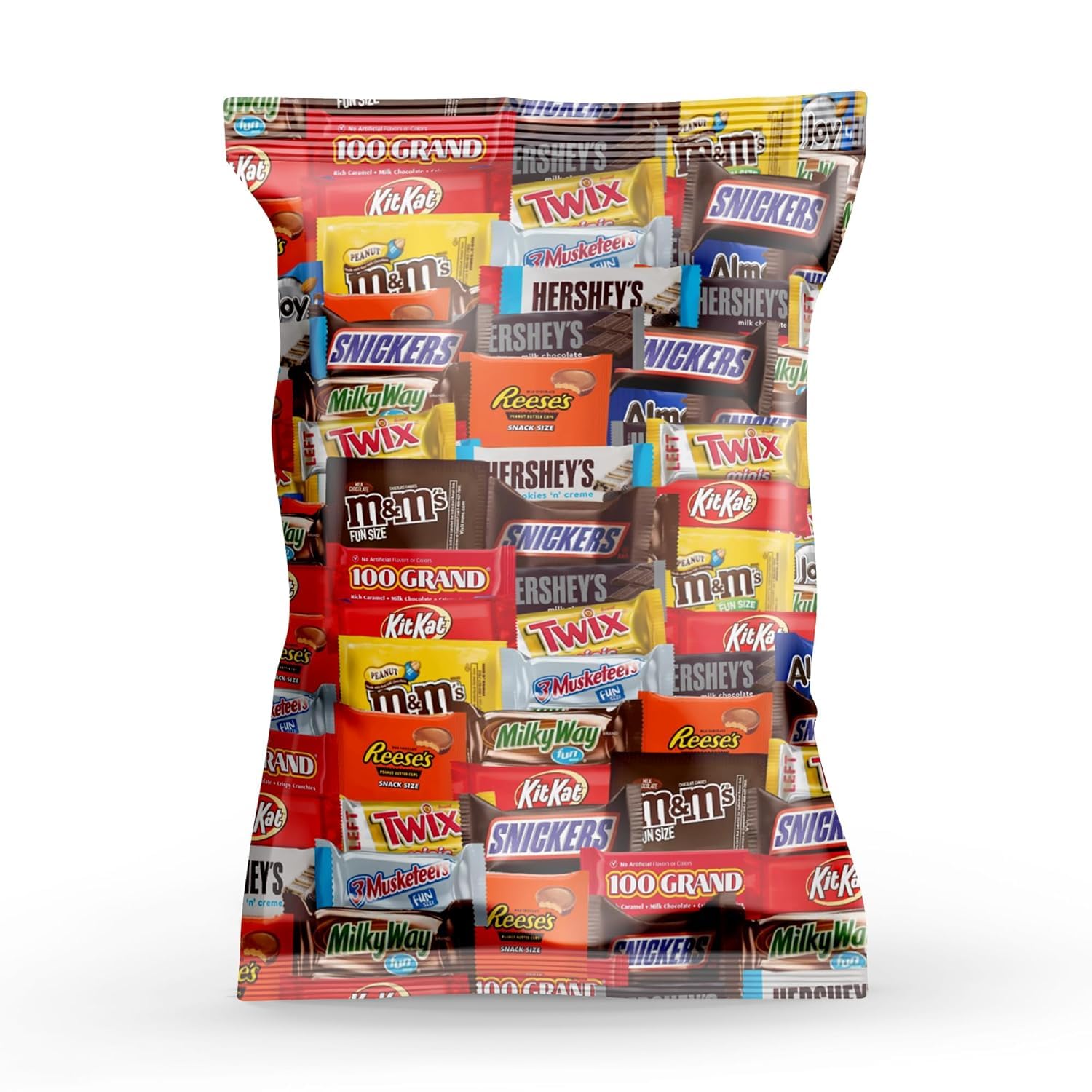 Assorted Variety Pack of Fun Size Chocolate Candy - Individually Wrapped Chocolate Mix for Parties, Gift Bags, and Everyday Treats (2 LB)