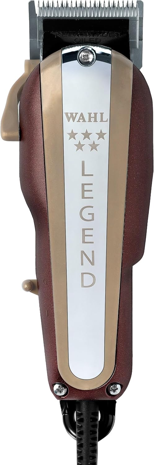 Wahl Professional 5 Star Legend Hair Clippers, Pro Haircutting Kit, Red