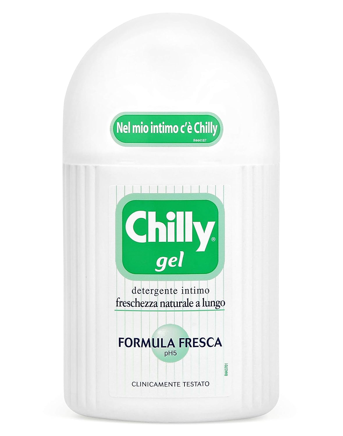 Chilly:"Formula Fresca" ("Fresh Formula") Gel Intimate Cleanser 6.76 Fluid Ounce (200ml) Package [ Italian Import ]