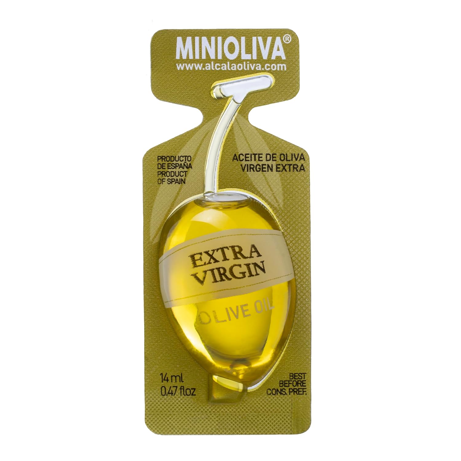 Mini Oliva - Extra Virgin Olive Oil Single Serve - 0.47 fl oz - 100 units