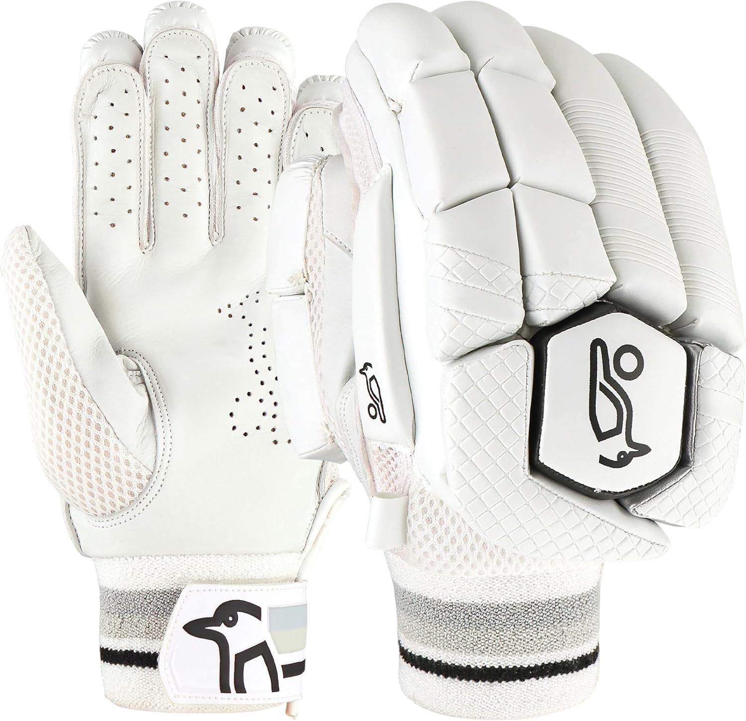 Kookaburra Ghost 4.1 Batting Gloves - Youths Right Hand, White