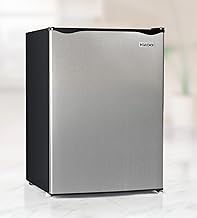 Igloo 2.6 Cu.Ft. Compact Refrigerator with Freezer, 2 Shelfs, Perfect for Homes, Offices, Dorms, Platinum
