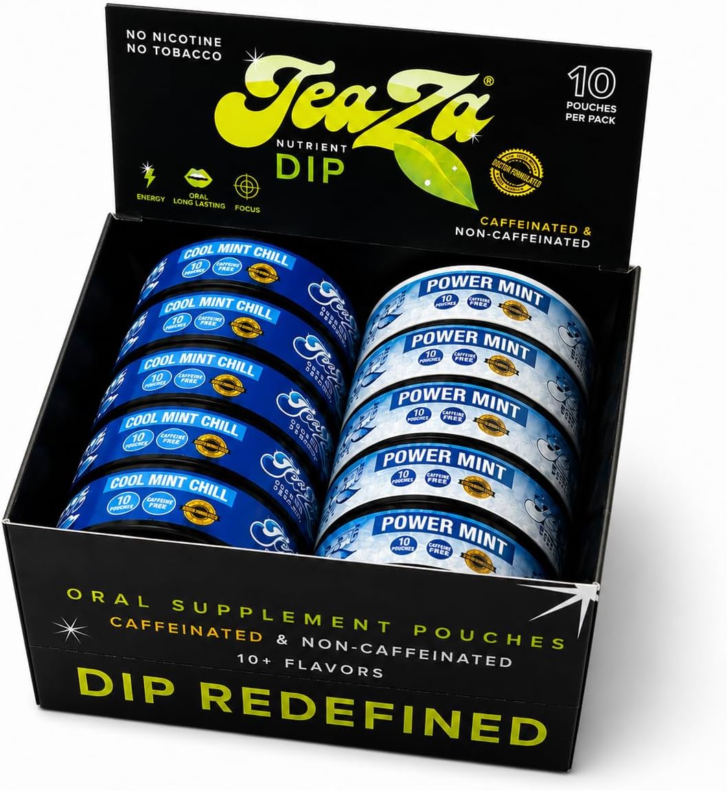 TeaZa Switch Kit - 14 Day Quit Nicotine Plan - Oral Fixation Pouches