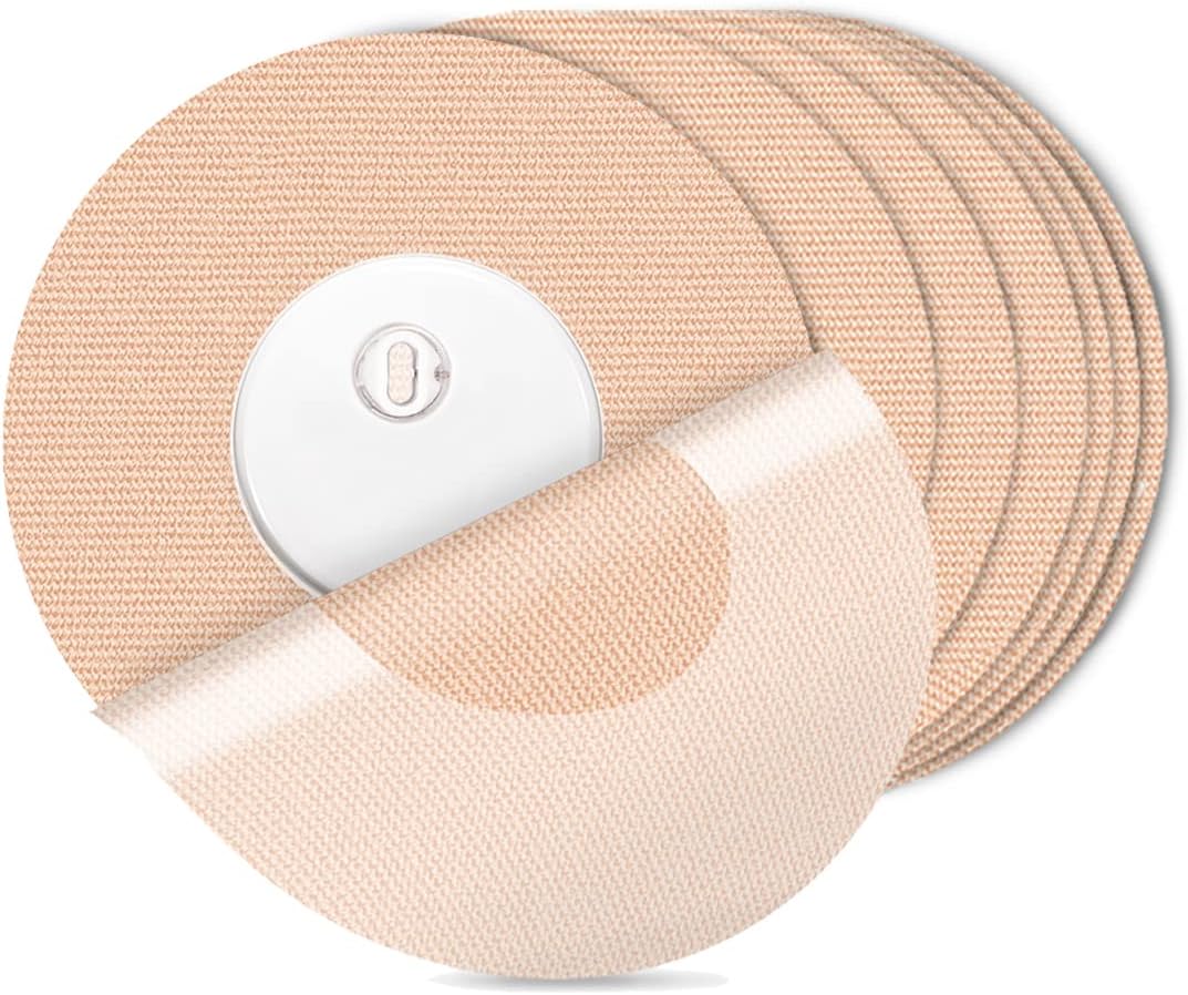 Freestyle Libre 3 Plus Sensor Covers for Libre 3, Waterproof & Breathable CGM Patches, 25-Pack, Beige, 15-Day Long Stay
