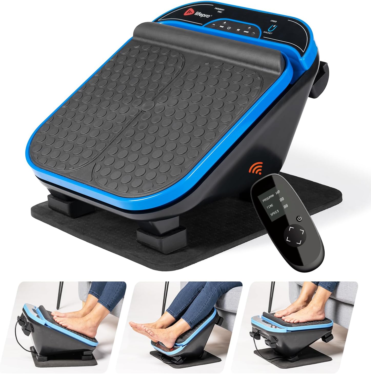 LifePro Foot Massager for Neuropathy - Relaxing Calf and Foot Therapy with Heat Option for Maximum Soothing Relief - Massager for Blood Circulation and Revitalization