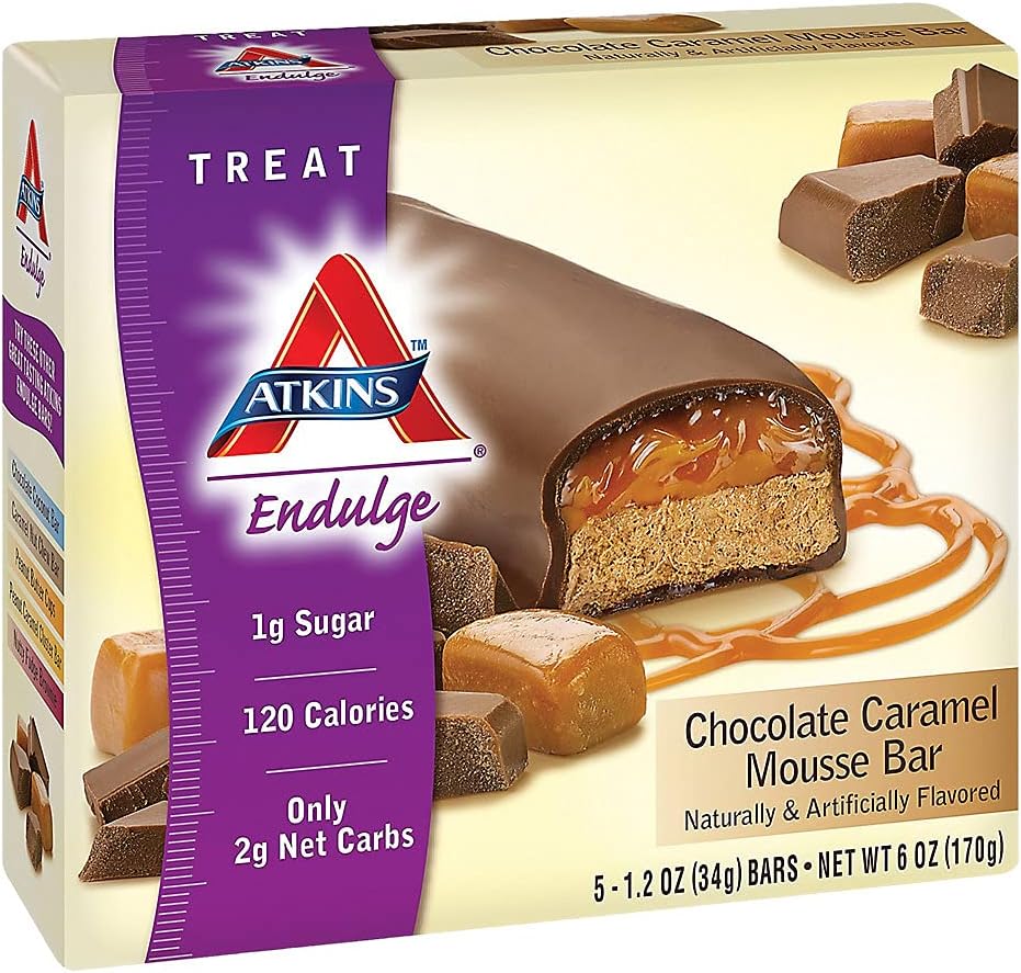 Atkins Endulge Bar - Chocolate Caramel Mousse x 5 Bars