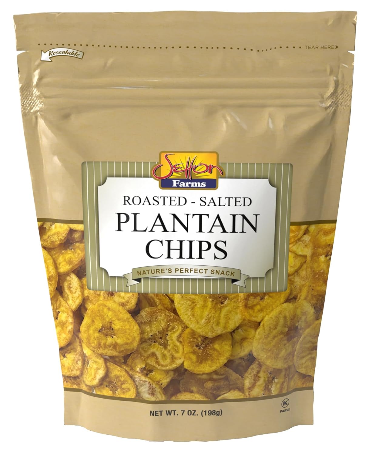 Setton Farm Plantain Chips with Sea Salt 7 Oz. Bag