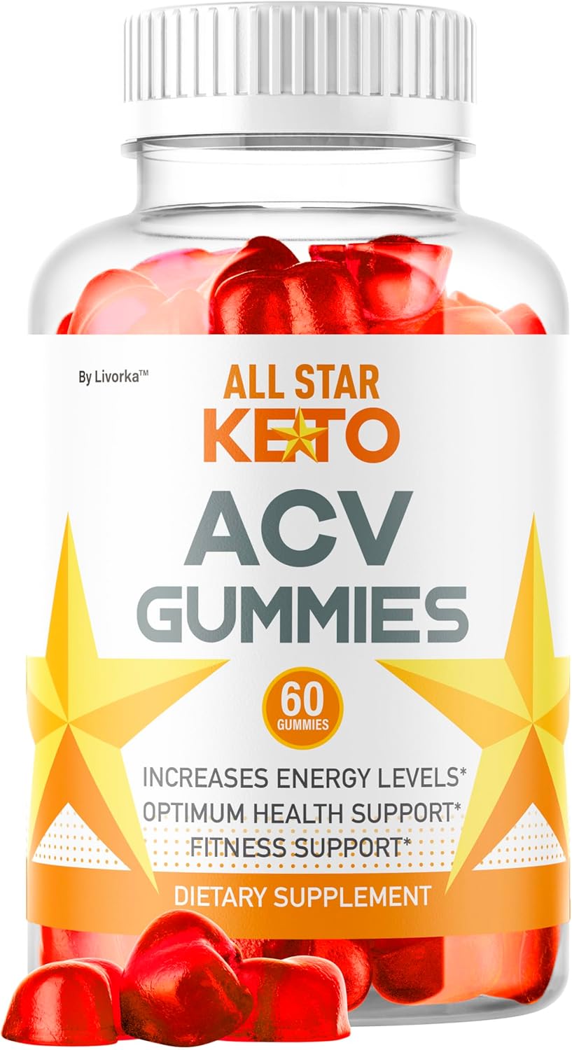 All Star Keto Gummies Advanced Premium Formula All Natural, 60 Gummies for 1 Month