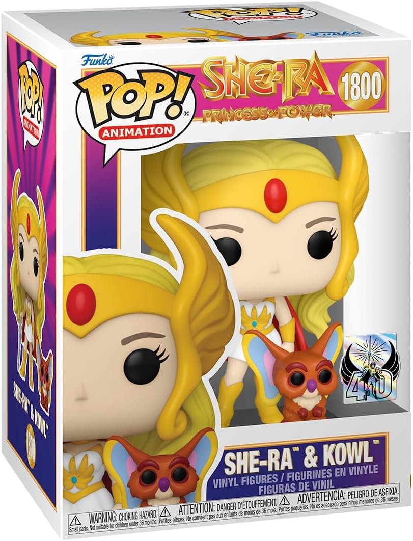Funko POP! & Buddy: She-Ra - She-Ra With Kowl - Masters Of the Universe - Collectable Vinyl Figure - Gift Idea - Official Merchandise - Toys for Kids & Adults - TV Fans - Model Figure for Collectors