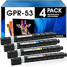 MasaiMara GPR-53 GPR53 Toner Cartridge for Canon ImageRunner Advance C3020 C3320 C3320F C3320L C3325 C3325i C3330 C3520 C3520i C3525 C3525i C3530 C3530i Printer (Black, Cyan, Yellow, Magenta, 4-Pack)