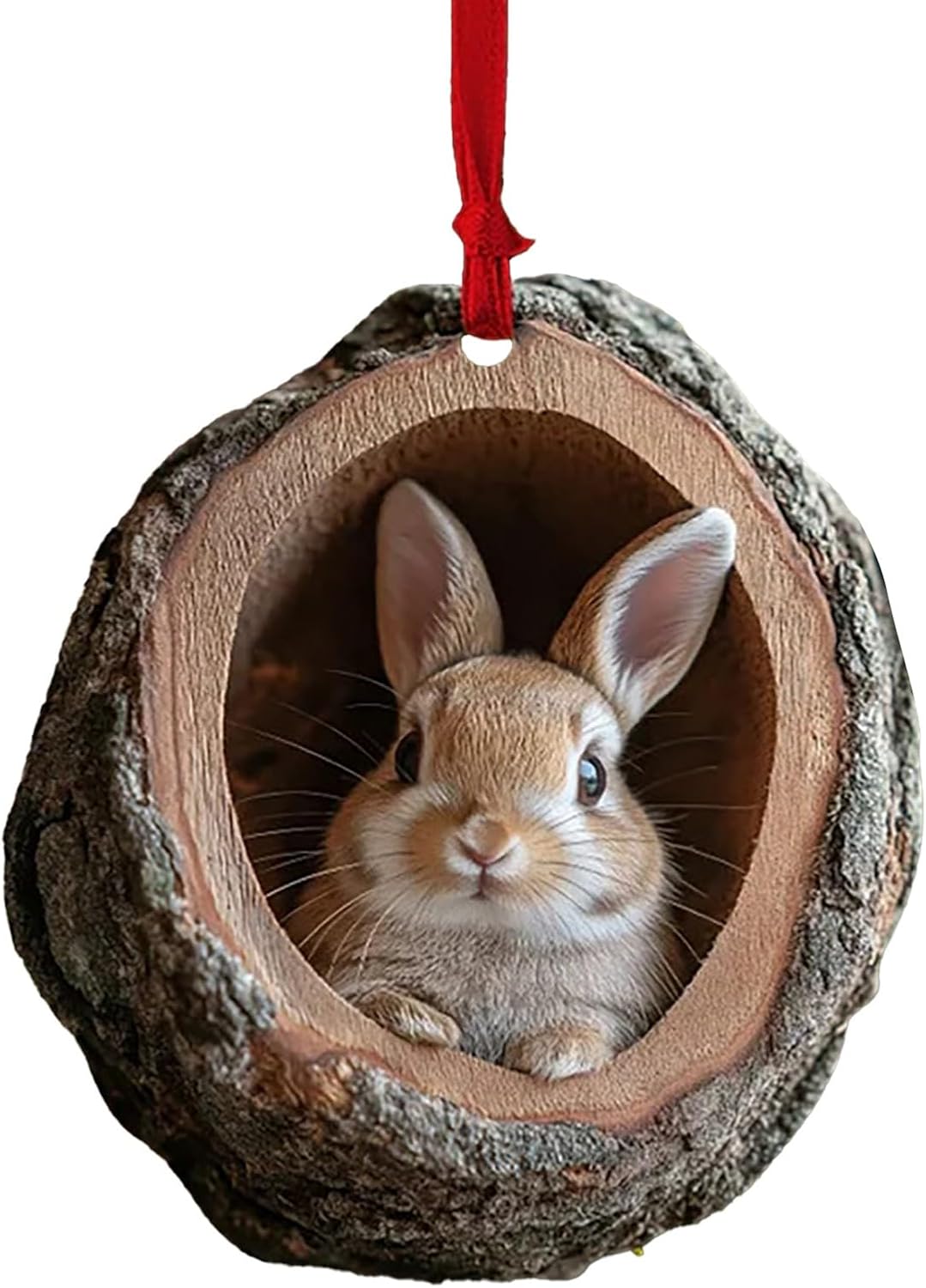 Animal Christmas Tree Ornaments, Christmas Tree Animal Pattern Acrylic Ornament, Seasonal Decor for Christma Trees, Forest Animals Decoration, Christma Decor Keepsake Gifts