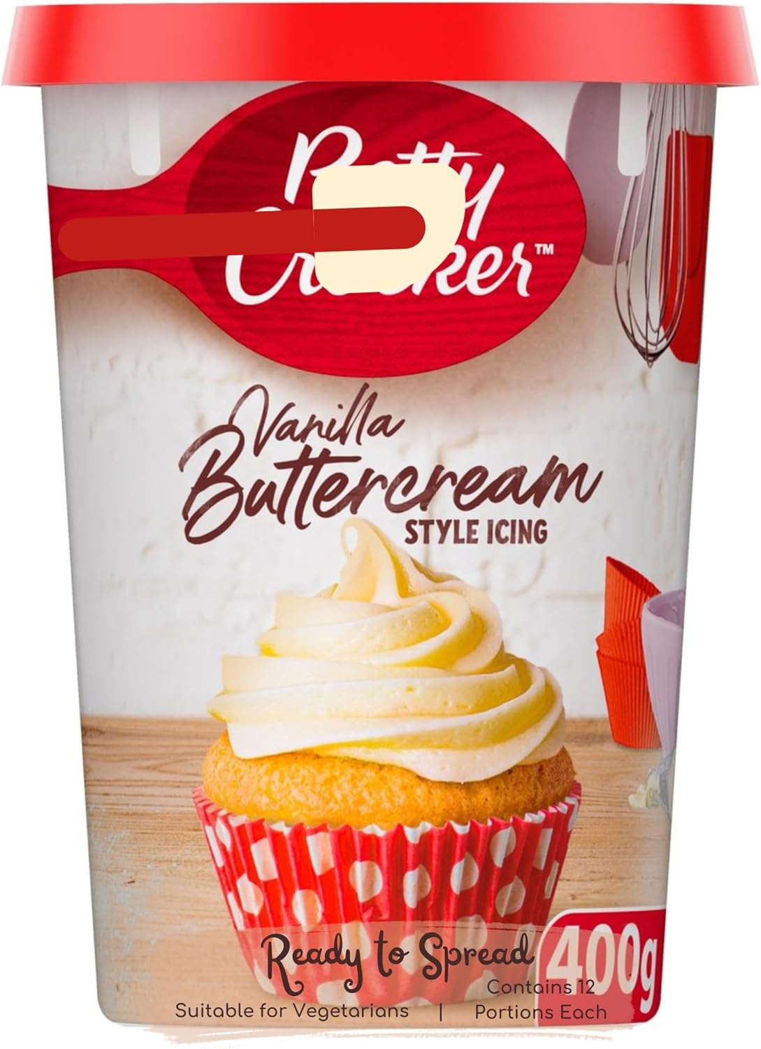 Vanilla Buttercream Style Icing 400g