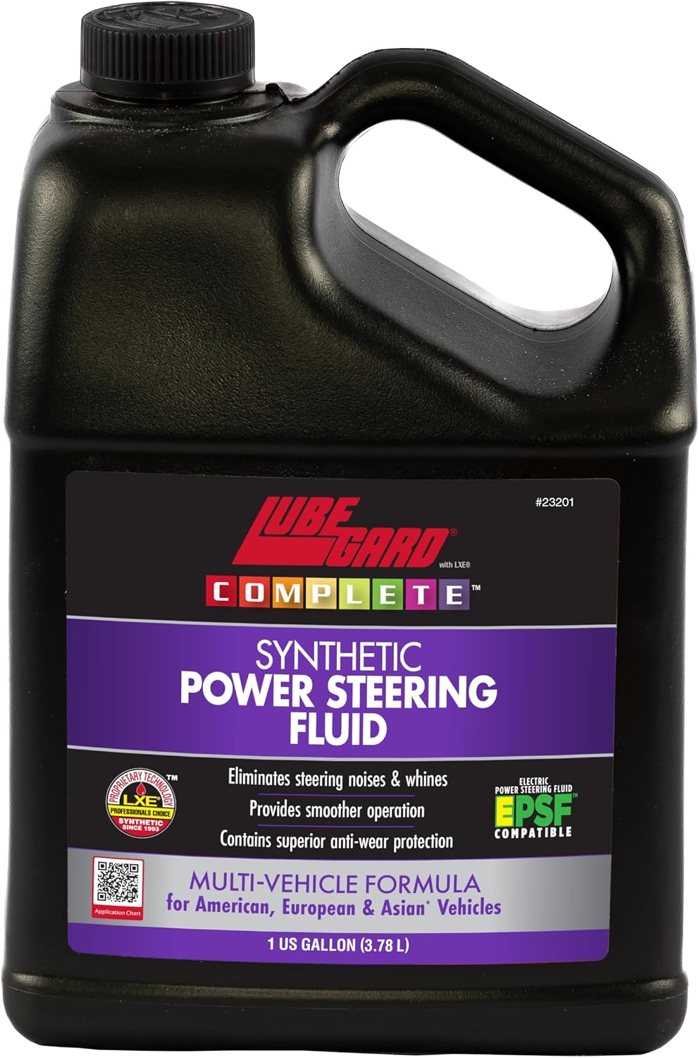Lubegard 23201 Complete Synthetic Power Steering Fluid, 1 Gallon