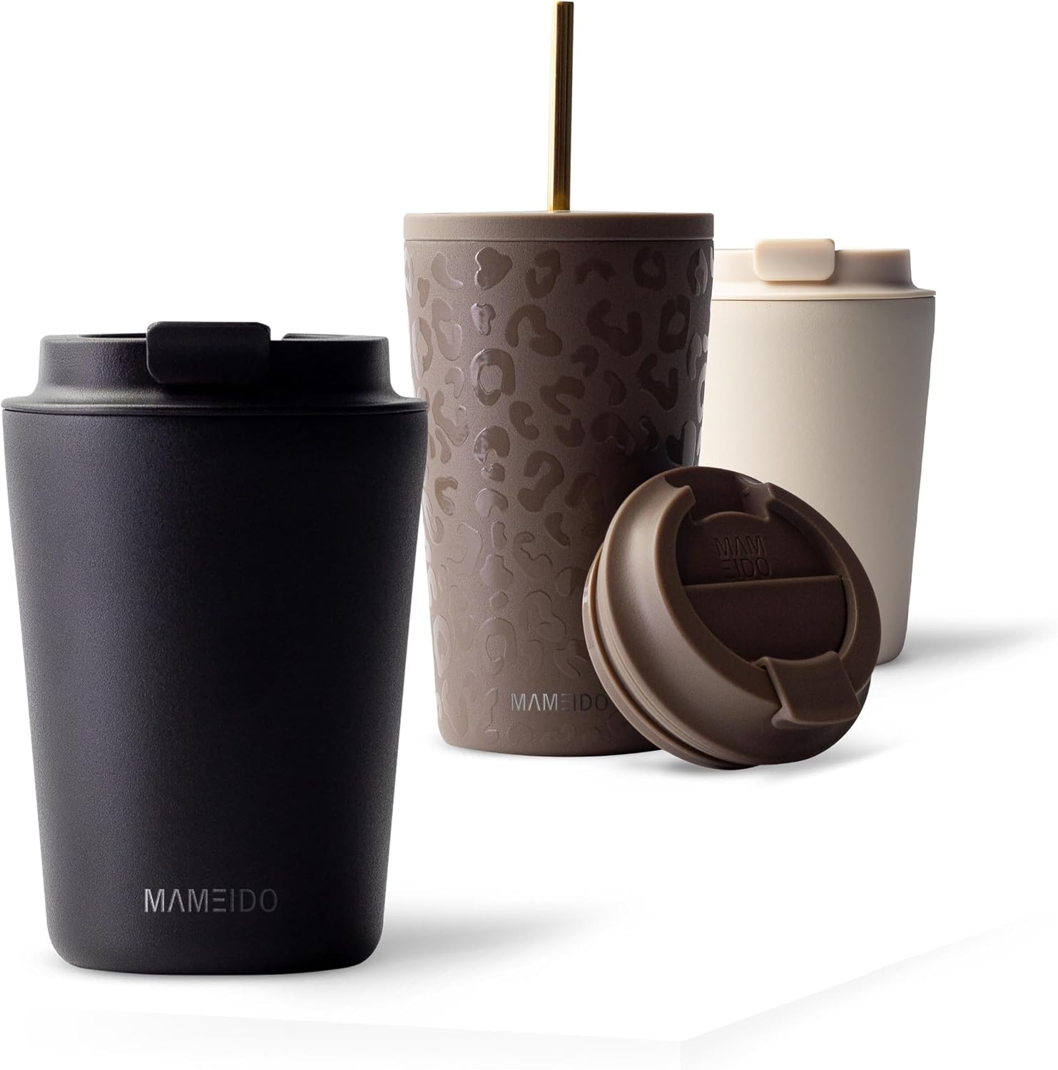MAMEIDO Insulated Travel Mug 350 ml (Rich Black)