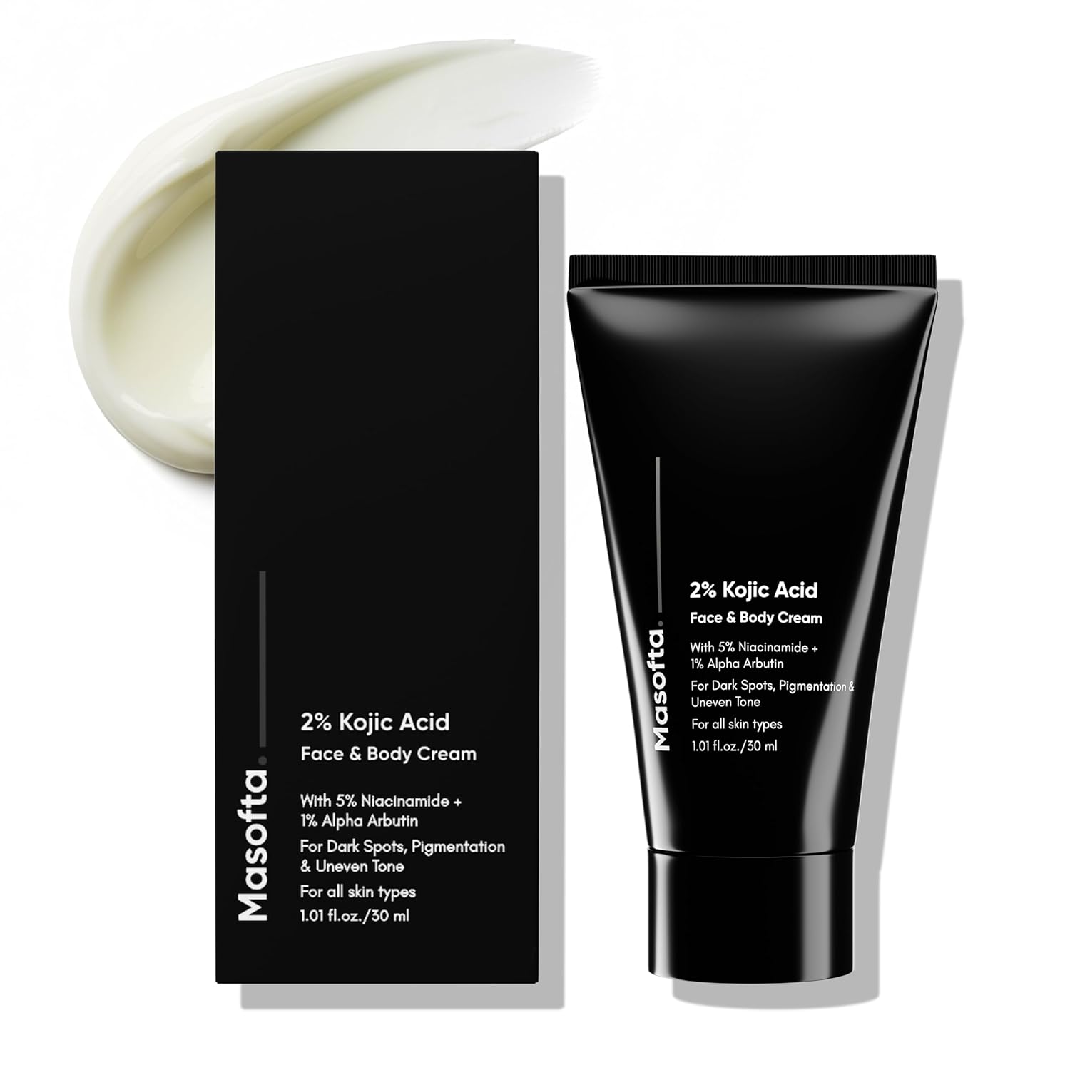 2% Kojic Acid Face & Body Cream for Pigmentation, Melasma, Acne Marks, Underarms, Neck - For Men & Women 30 ml (Pack of 1)