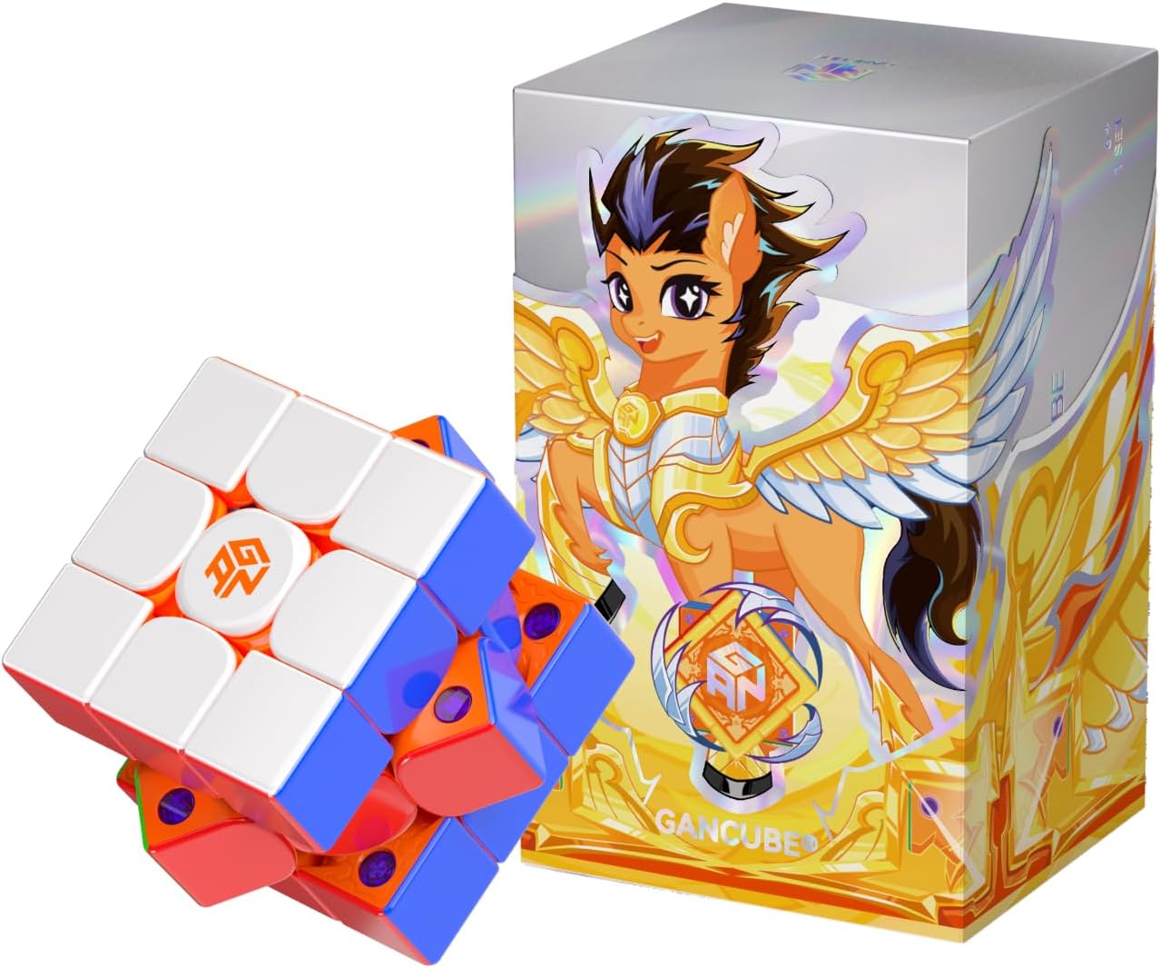GAN V100 Leap Year of the Horse, 3x3 Speed Cube Magnetic Gift for Cubers