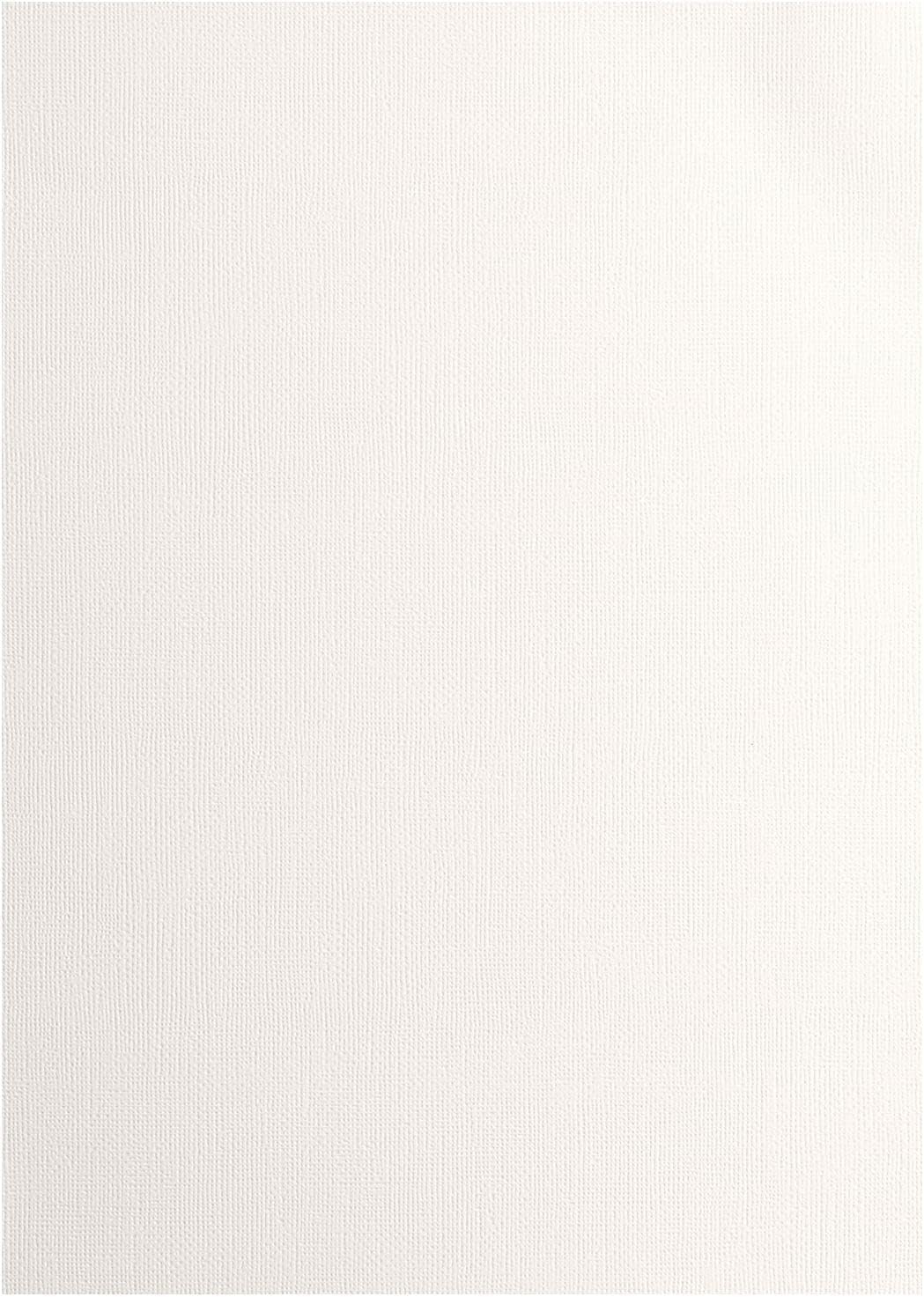 Florence Cardstock Textured - Coloured Card Making Supplies A4 - Off-White - 10 Sheets - Coloured Paper for Scrapbooking, Card Making and Other Paper Crafts - 216 GSM
