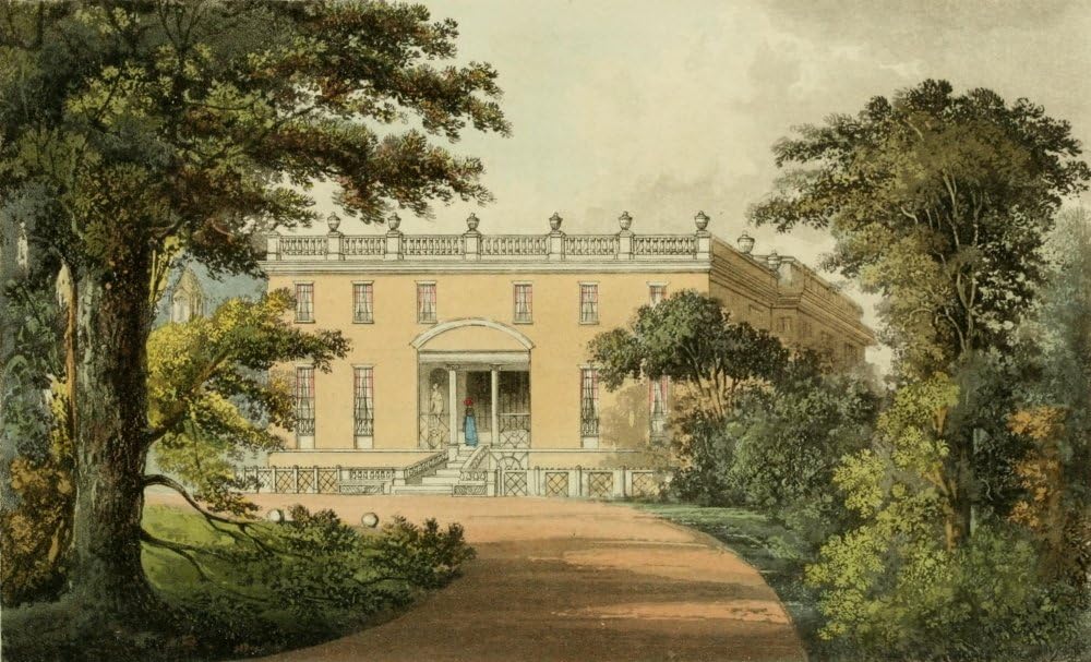 Posterazzi Repository of Arts 1817 Nutwell Court Poster Print by J. Gendall, (18 x 24)