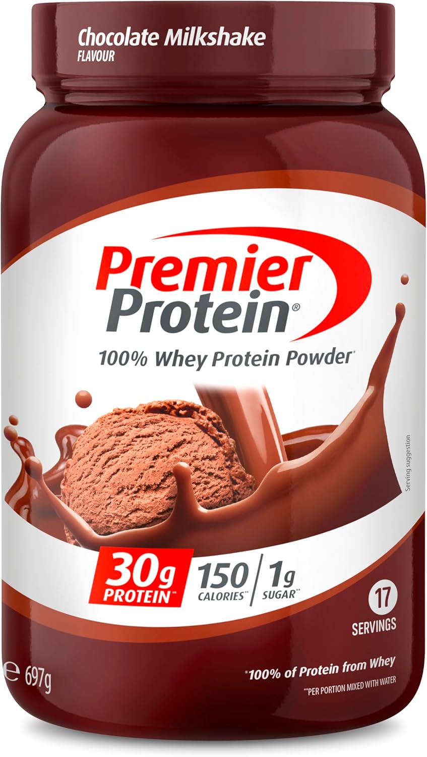 Premier Protein - Whey 100% Protein Powder - Chocolate Milkshake - 697g