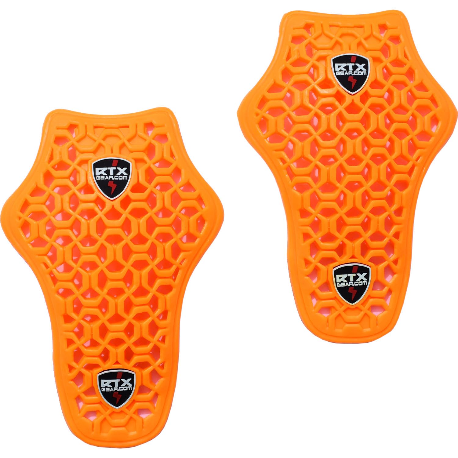 RTX Gear Flat 3D Net Shock Absorbing Ultra Flexible CE Certified Level 2 Biker Jeans Knee & Jacket Elbow Upgrade Armour Insert Protection Unisex (Knee/Elbow Pads)