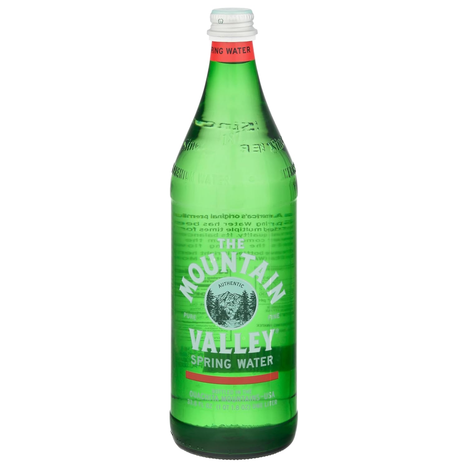 Mountain Valley Water, Water Spring Glass, 33.8 Fl Oz
