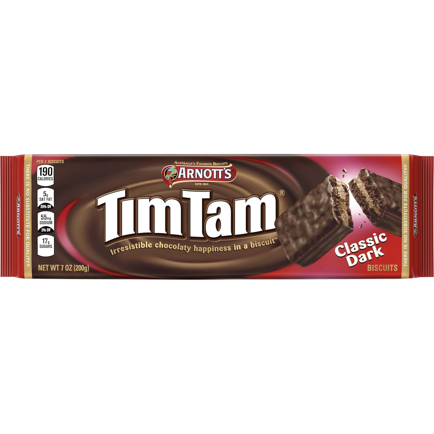 Tim Tam Classic Dark Chocolate Cookies, 7oz Tray