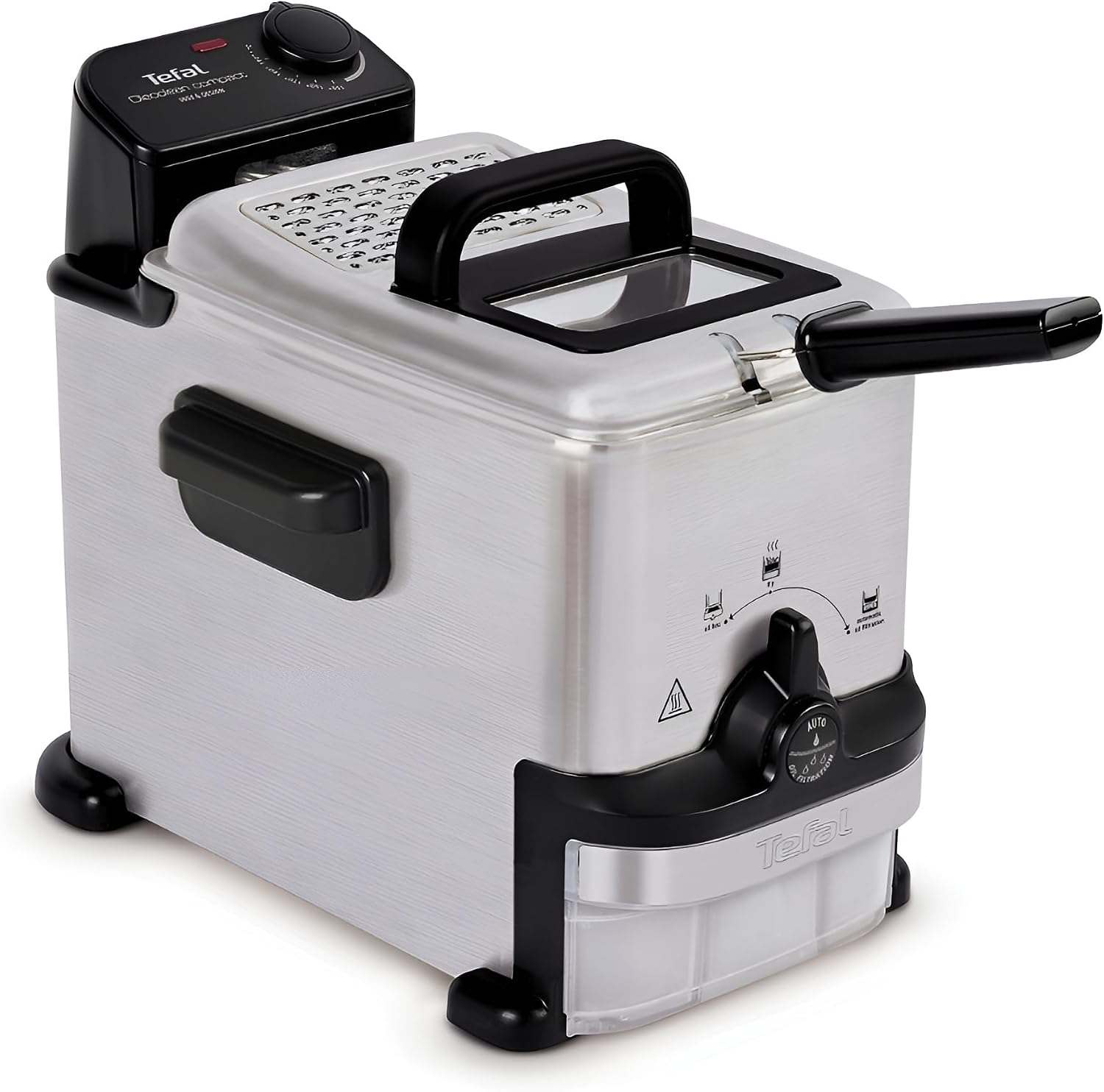 Tefal Oleoclean Compact Deep Fat Fryer, Patented Oil Filtration System - 2L
