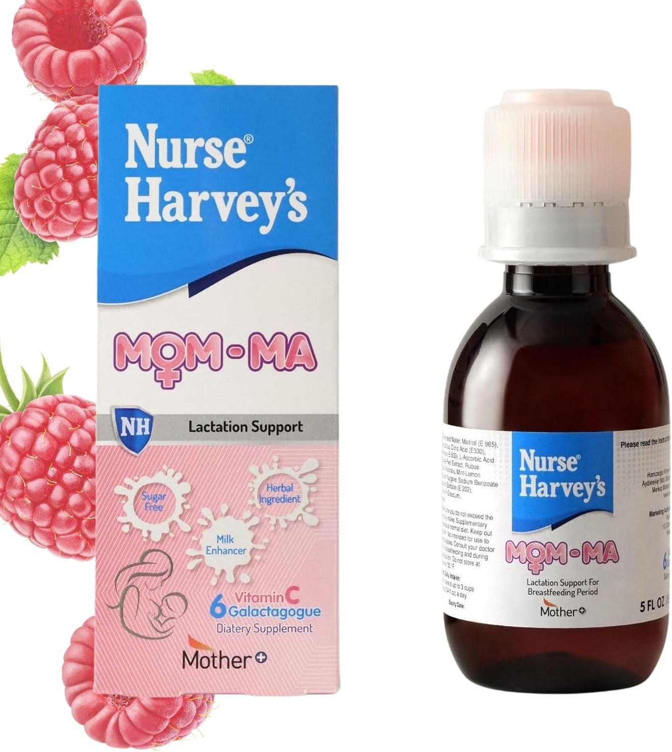 Nurse Harvey's Mom-ma 150ml Lactation Support Advanced Formula for Increase The Mothers Milk Level with Herbal Galactagogue
