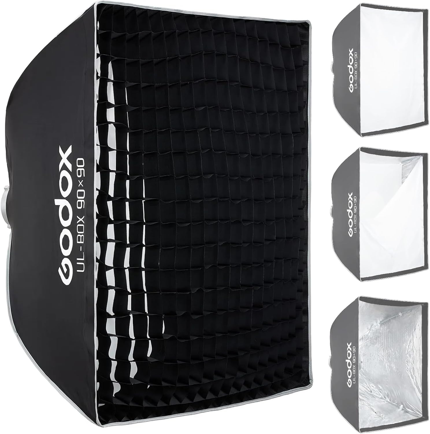 Godox UL-BOX-90 35”x35” Square Softbox Quick Release with Grid Bowens Mount