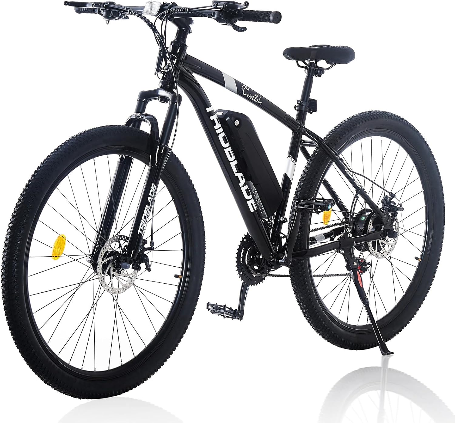 LSBIKE 27.5Inch Electric Bikes for Adults E-bikes for Men with 21 Speeds, Electric Bicycle w/ 36 10.4AH Removable Li-Ion Battery, 250W Electric Mountain Bike w/ 3 Riding Modes Dual Disk Brake