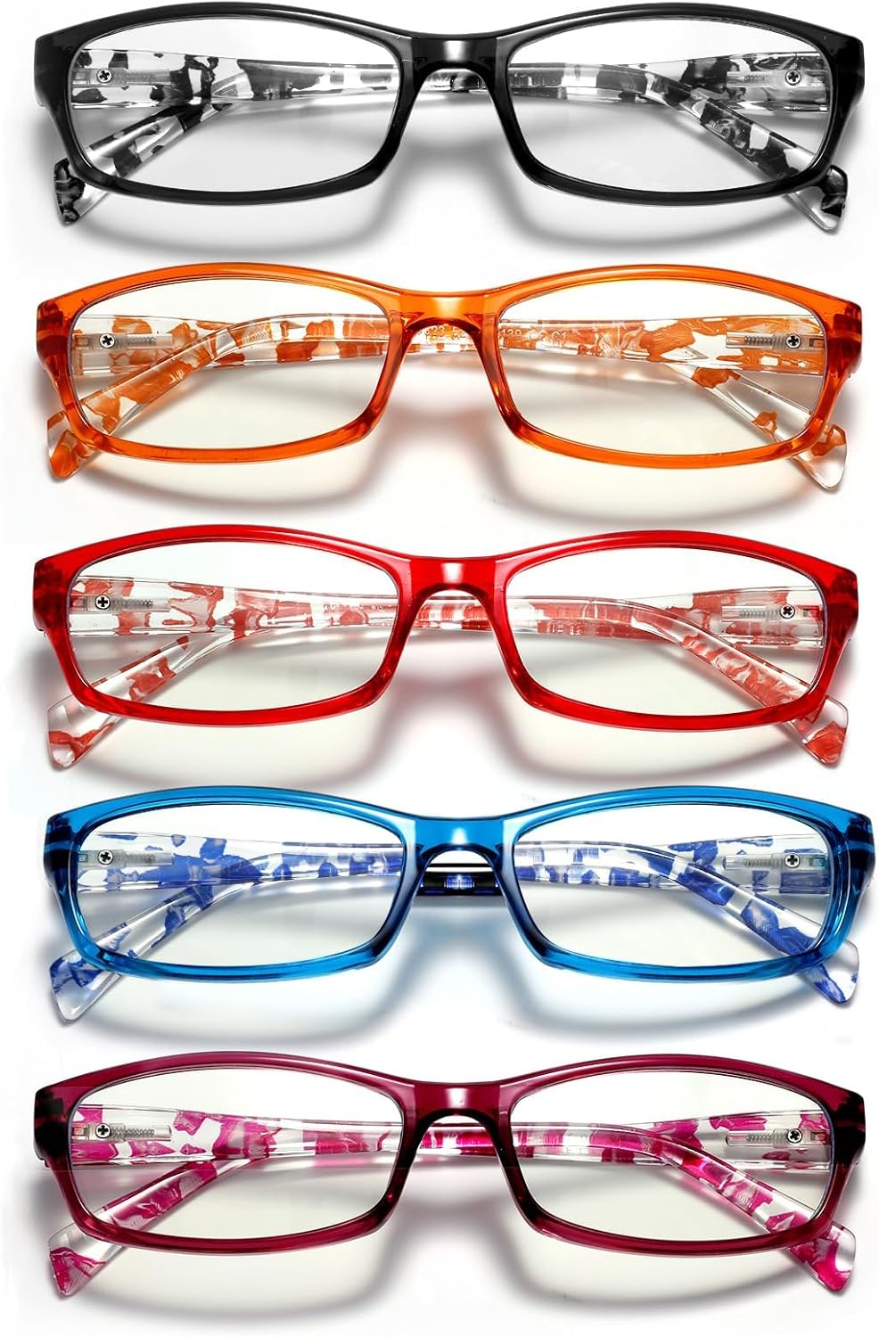 Reading Glasses for Women Men- Blue Light Blocking Spring Hinge Computer Readers Anti Glare UV Eyeglasses