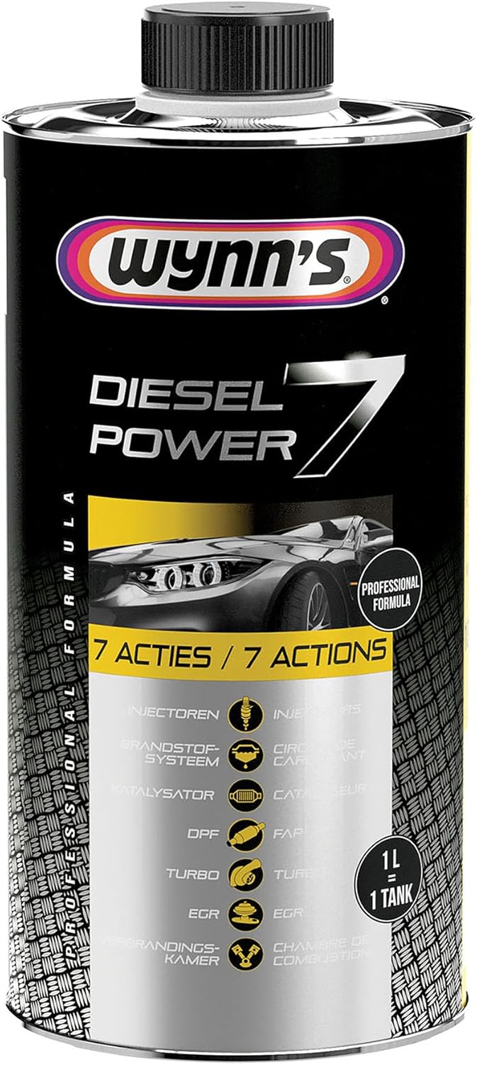 Wynn's Diesel Power 7 Complete Action Fuel Additive Optimises Engine Performance 1L