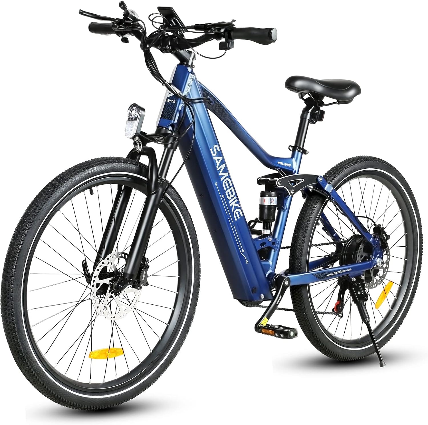 SAMEBIKE Electric Bike for Adult, 24" /26" Electric Mountain Bicycle with 36V 14AH Removable Battery, Multi-link Suspension Off-road E-bike, Max Range 100km Men and Women