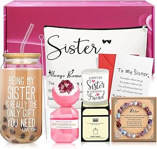 Sister Gifts Ideas, Birthday Gifts for Sister from Sisters, Sister Christmas Unique Gifts, Mothers Day Christmas Ideas Gifts for Sister from Sister, Best Sister Ever Gift Basket