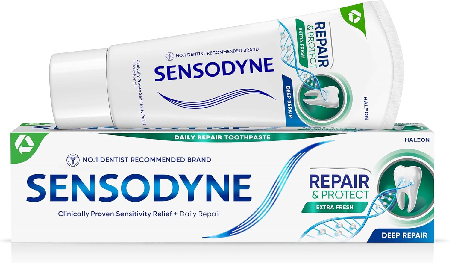 Sensodyne Toothpaste Repair and Protect, Sensitive Toothpaste for Sensitive Teeth, Extra Fresh, 75ml