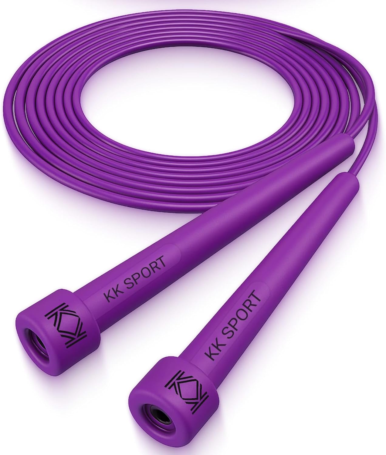 KK Skipping Rope PVC– Jump Rope Lightweight, Durable & Adjustable for All Fitness Levels – Ideal for Home Workouts, Boxing, Cardio & Weight Loss