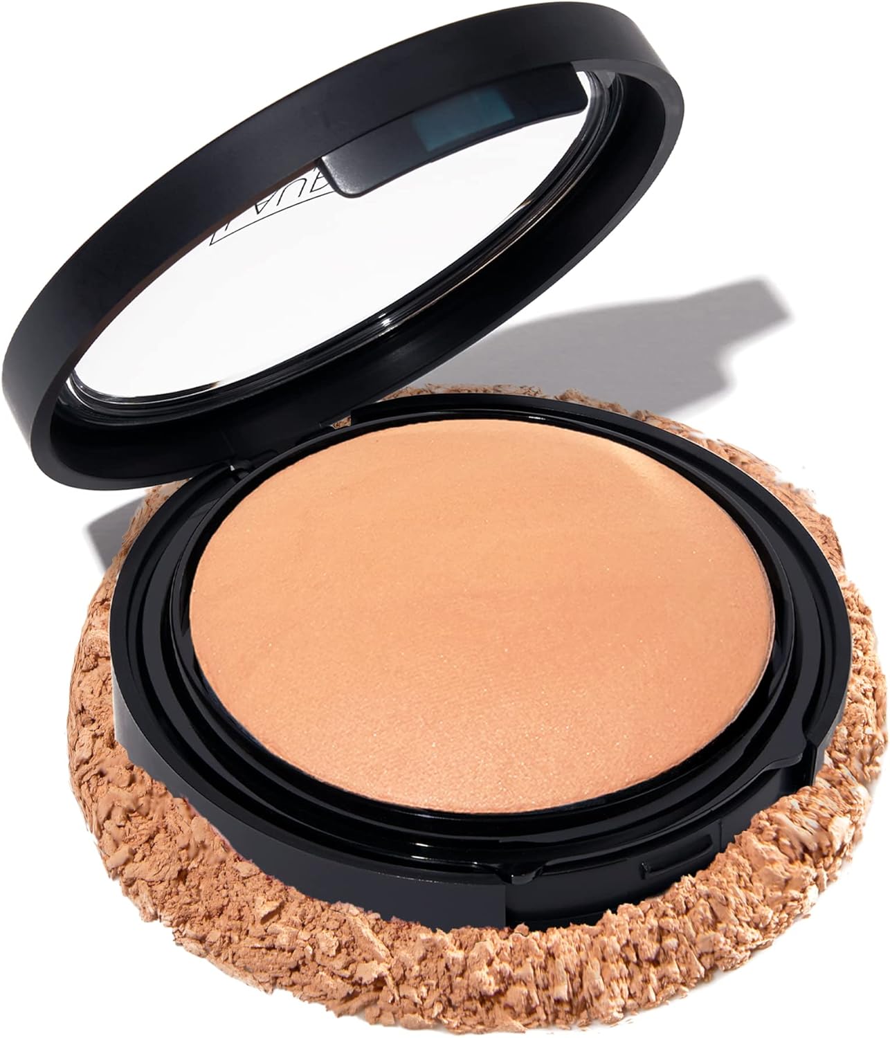 LAURA GELLER NEW YORK Baked Double Take Powder Foundation - Golden Medium - Buildable Medium to Full Coverage - Matte Finish