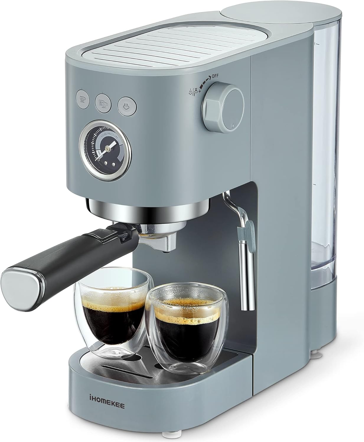 Espresso Machine Coffee Makers 15 Bar Cappuccino Machines with Milk Frother for Espresso/Cappuccino/Latte/Mocha for Home Brewing 1350W - CM6927