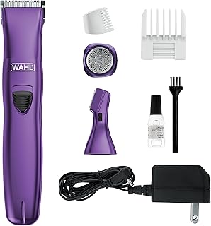 Wahl Pure Confidence Rechargeable Electric Trimmer, Shaver, & Detailer for Smooth Shaving & Trimming of The Face, Underarm, Eyebrows, & Bikini Areas – Model 9865-100