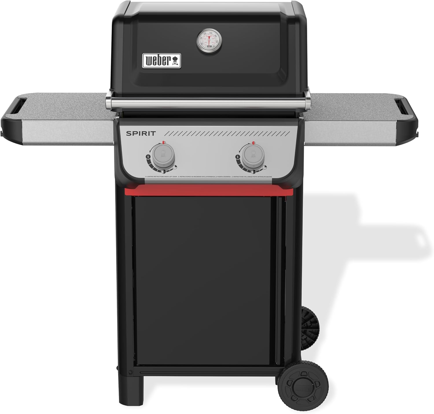 Weber® Spirit® E-210 Gas Grill, Outdoor Cooking, Small Propane Grill, Black