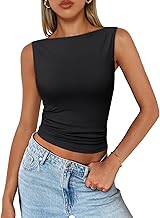 Trendy Queen Women Going Out Casual Tank Tops Spring Summer Basic Cute 2024 Sleeveless Shirt Y2K Fashion Outfits Clothes