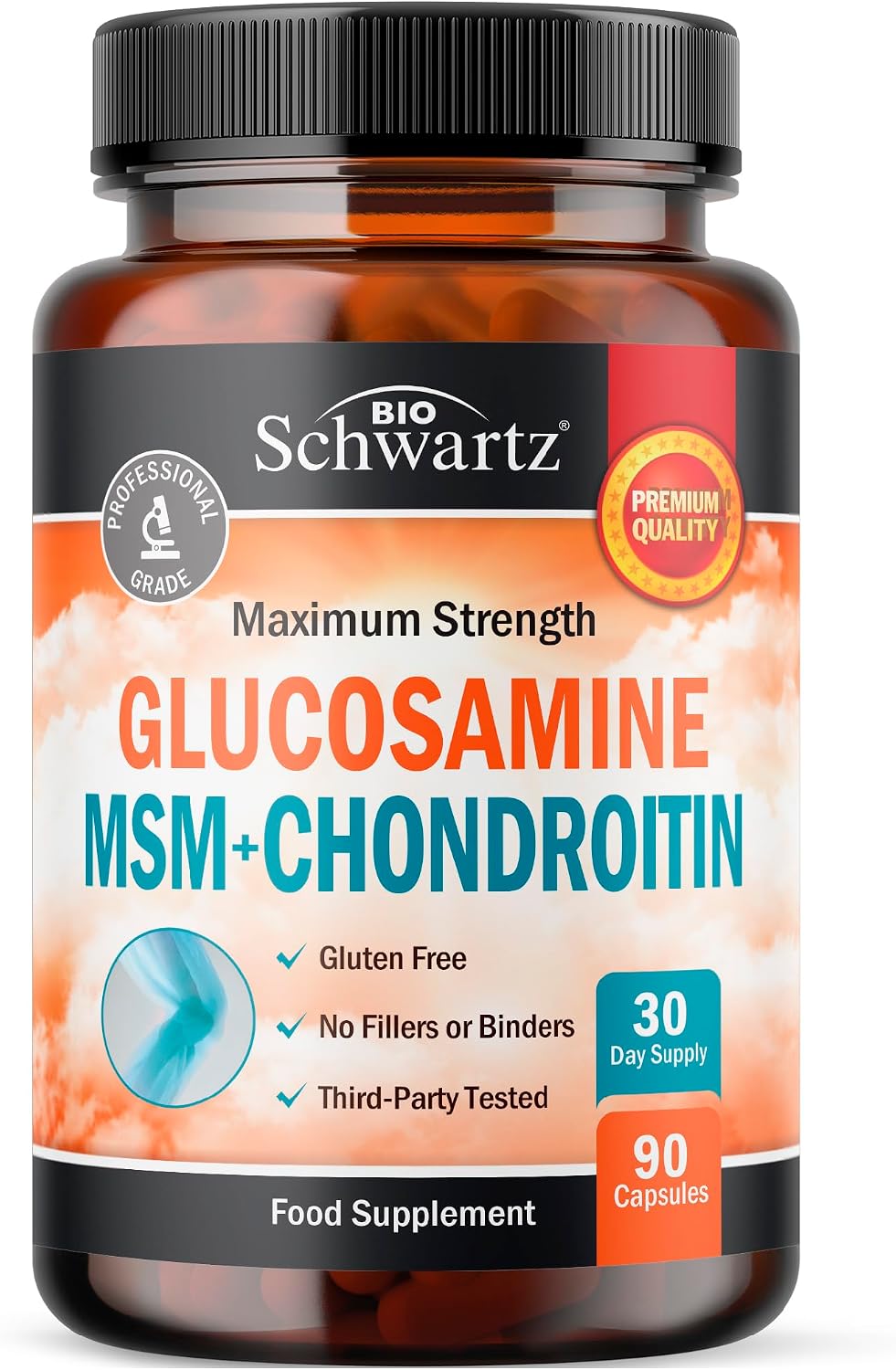 Glucosamine and Chondroitin High Strength with MSM 2,000mg Complex
