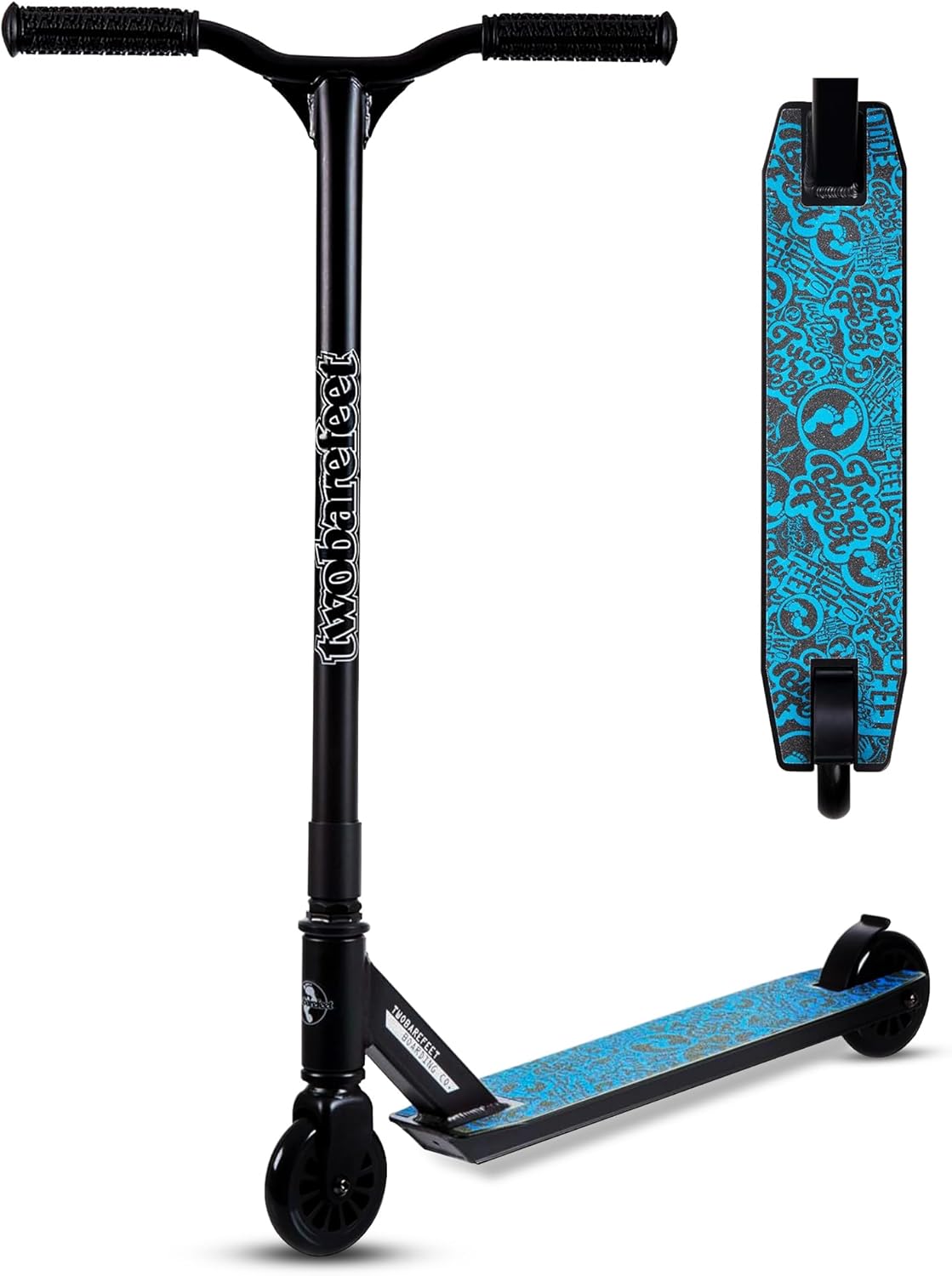 Two Bare Feet Cipher Model Stunt Scooter for Kids, Teens & Adults - Lightweight Freestyle Scooter with 360° Spin, ABEC-7 Bearings, 100mm PU Wheels, Durable Design for Tricks
