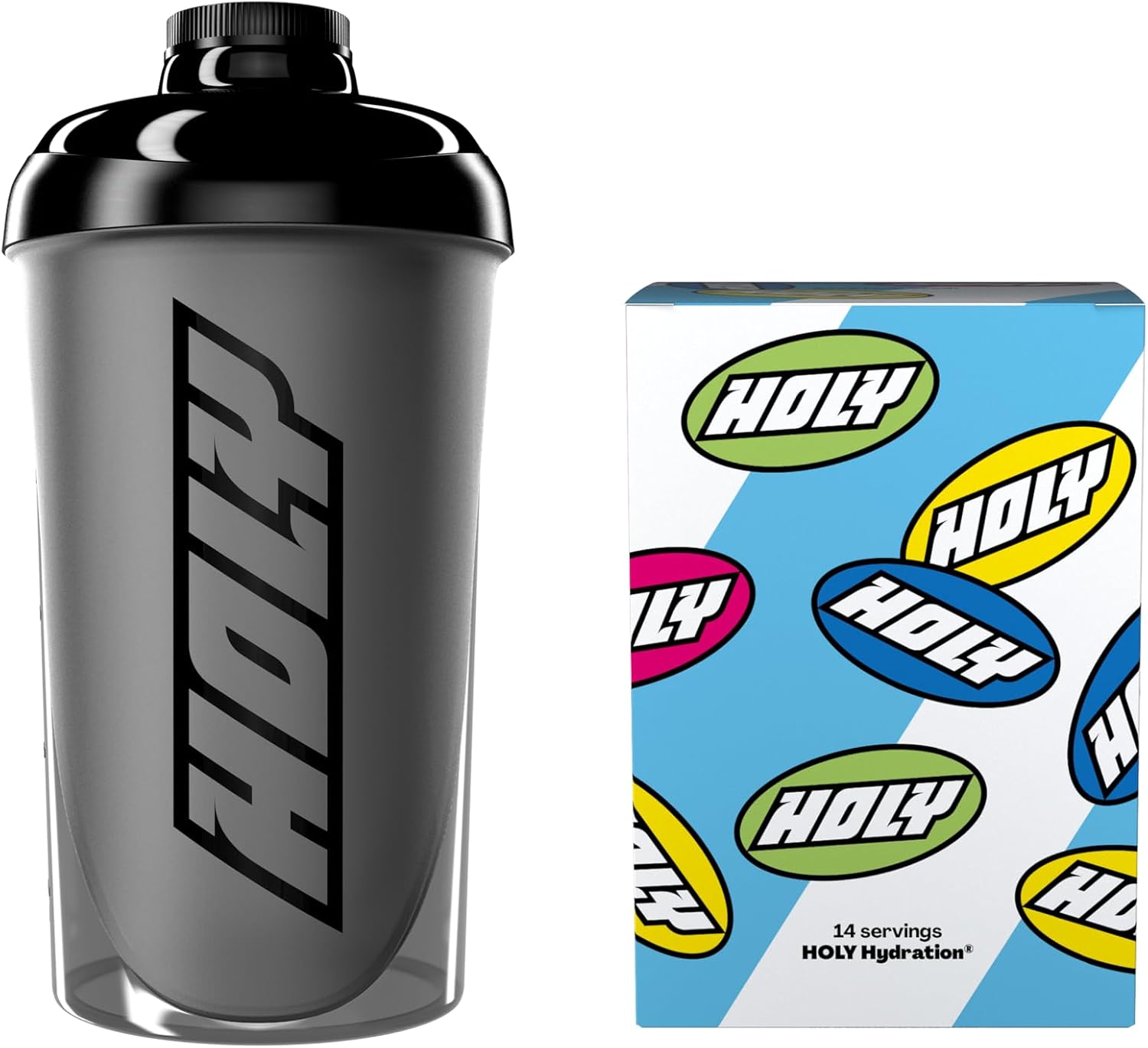 HOLY Hydration Starter Set - Sports Drink | 2x7 Portions with Natural Fruity Taste | with Electrolytes & Minerals | Vegan, Sugar-Free