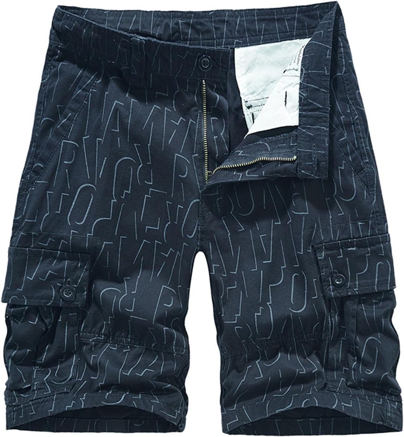 Men Cargo Jogger Pants with Pockets Casual Straight Trousers Men Summer Linen Pants Work Trousers Men Stretch Fit Plus Size Men's Cargo Pants Cotton Casual Work Trousers Linen