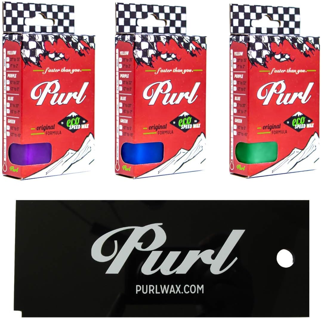 PURL - Ski & Snowboard Wax - Non Toxic - Biodegradable - No Fluoros